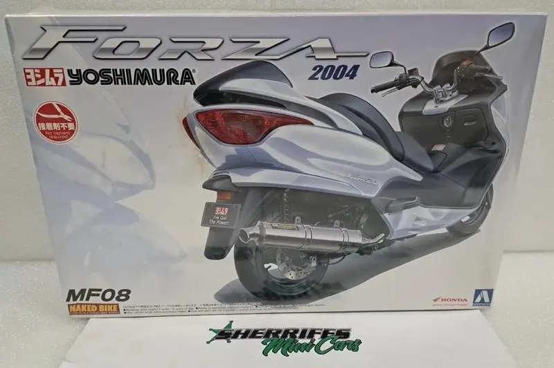 1/12 Aoshima 2004 Yoshimura Honda Forza Scooter Model Kit New #009925 1