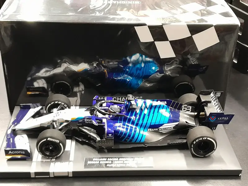 1/18 2021 #63 Russell Williams Racing Mercedes Fw43b Saudi Arabian Gp 1