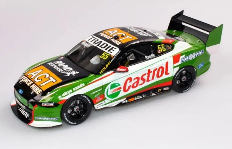 1/18 2021 Castrol Racing #55 Ford Mustang Gt Otr Supersprint At The Bend Randle 1