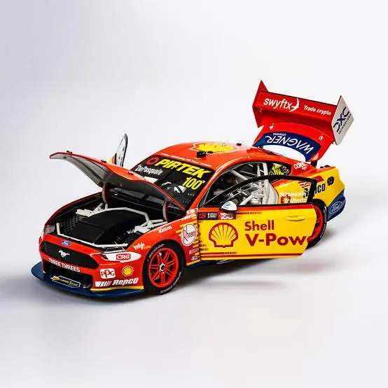 1/18  2022 #100 Shell Mustang Gt Djr 1000 De Pasquale D'alberto 1