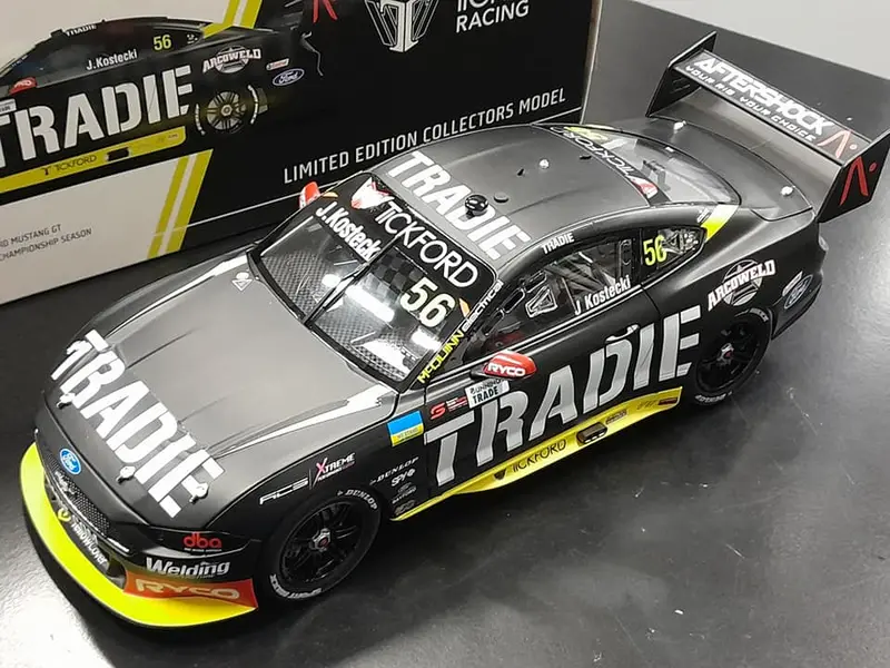 1/18 2022 #56 J.Kostecki Tradie Mustang Repco Supercars Championship Season 1