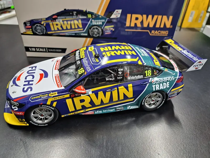 1/18 2022 Irwin Racing #18 Winterbottom Commodore 1