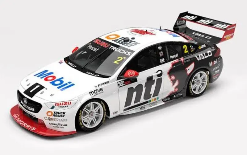 1/18 Authentic Collectibles Acr18h22z Mobil 1 Nti Racing No2 Holden Zb Commodore 1