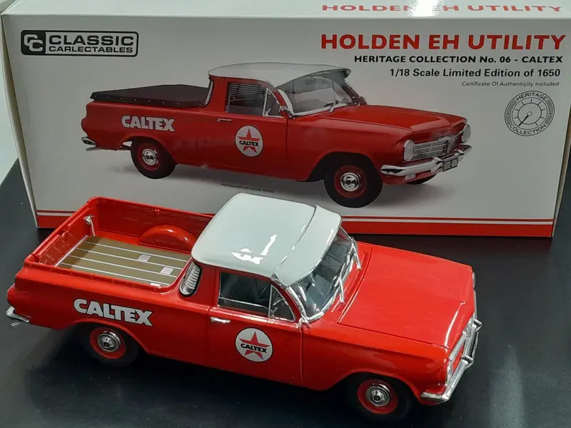 1/18 Caltex Holden Eh Ute - Red 1