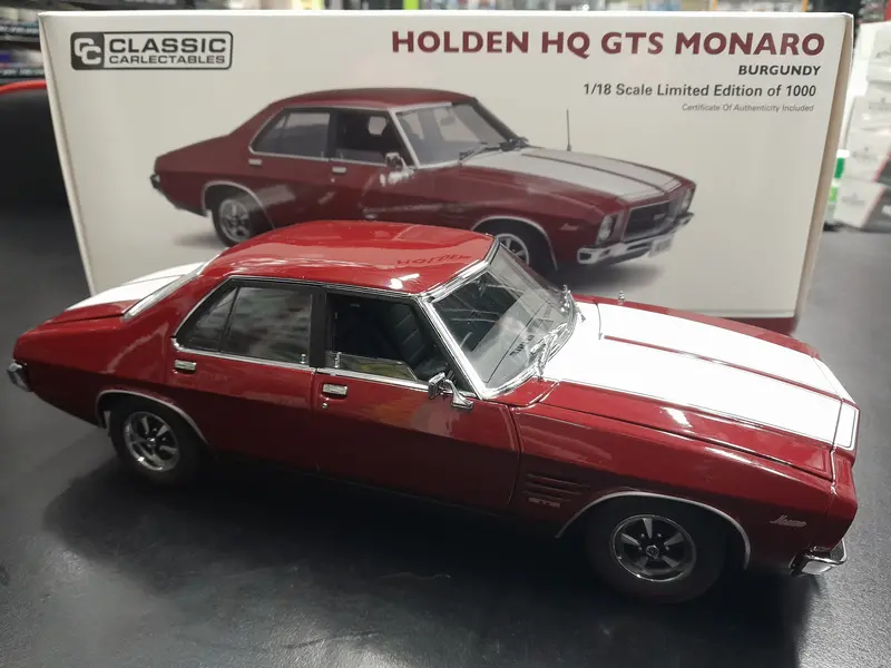 1/18 Cc Hq Holden Monaro Gts Burgundy 1
