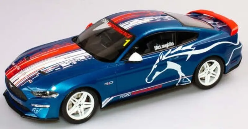 1/18 Ford Mustang Gt 2019 Adelaide 500 Parade Of Champions Mclaughlin 1