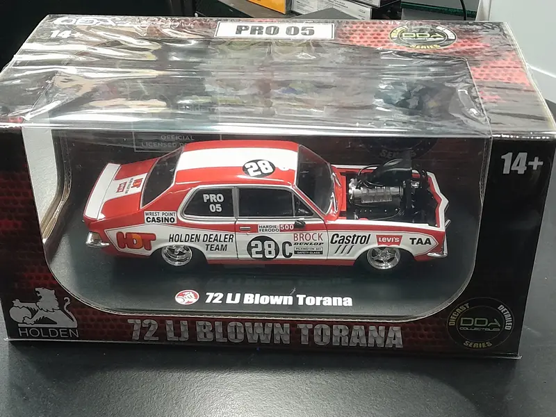 1/24 #28C Lj Torana Brock Drag Car Fully Detailed Opening Parts 1