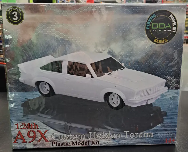 1/24 Plastic Kit A9x Torana Slammed Sealed Body Opening Bonnet W/ Engine Dda812k 1