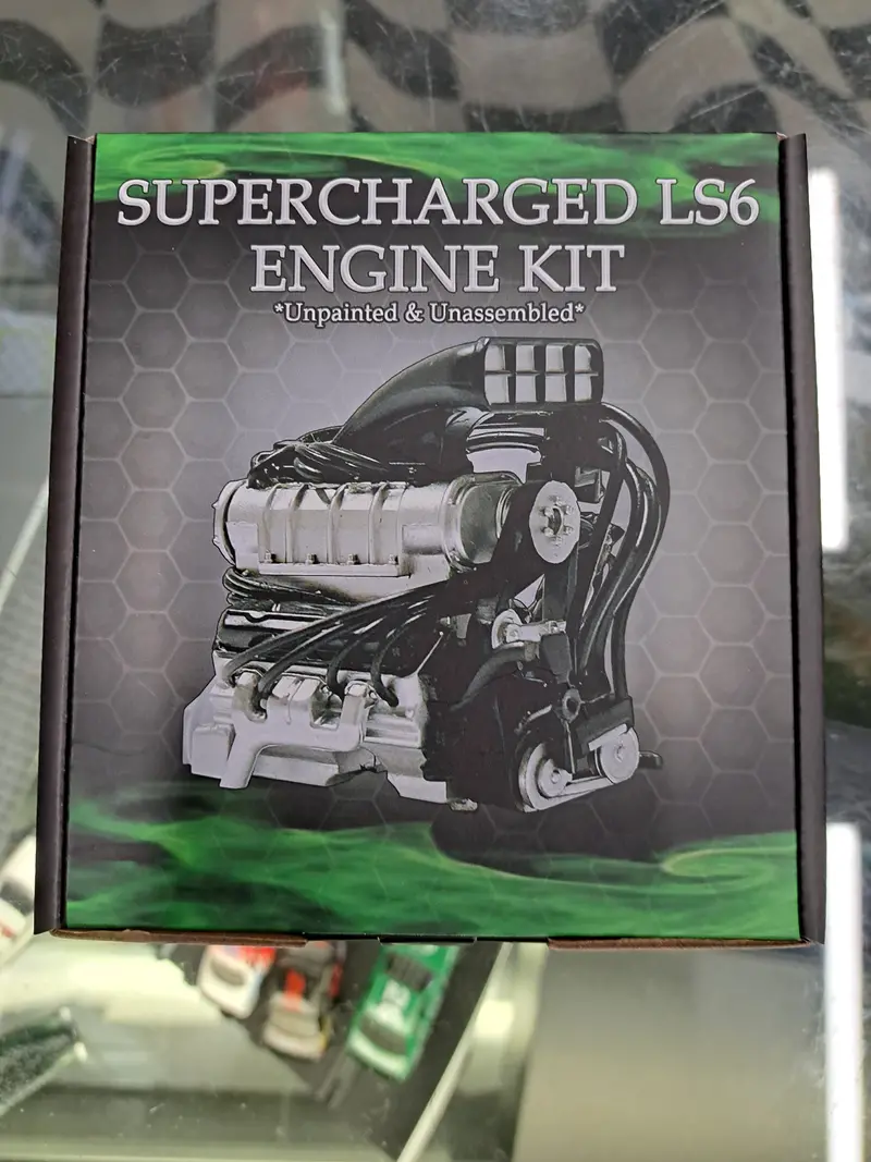 1/24 Supercharged Ls6 Engine Kit 1
