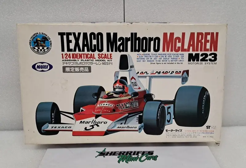 1/24 Texaco Marlboro Mclaren M23 Model Kit Marui 1
