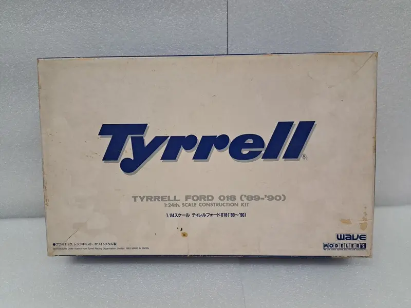 1/24 Tyrrell Ford 018 (1989-90) Alesi Wave Modeller's  Fi-37 Model Kit 1