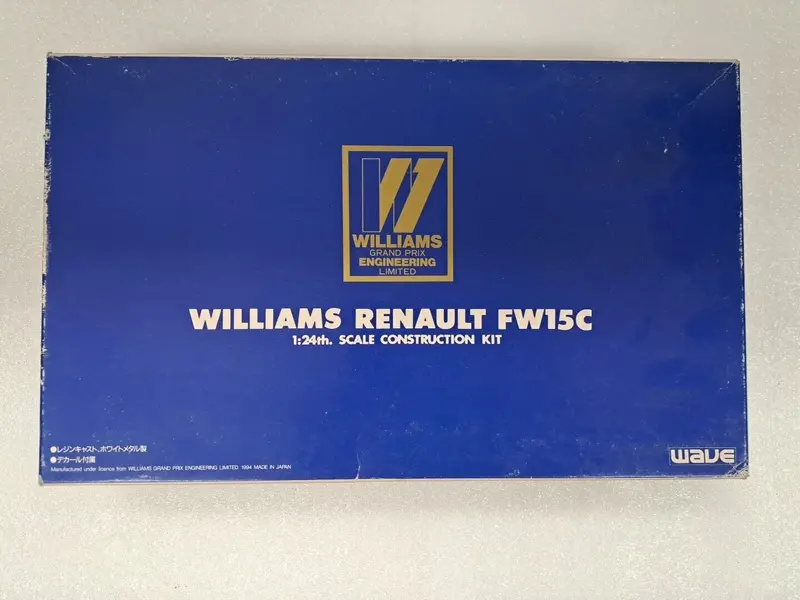 1/24 Williams Renault Fw15c F1 Prost 1993  World Champion Wave Model Kit Fi-46 1