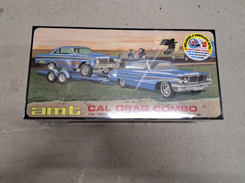 1/25 Amt Cal Drag Combo Model Kit 1