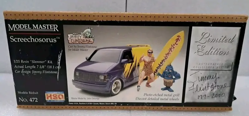 1/25 Model Master Jimmy Flinstone "Screechosorus" Slammer Kit 1