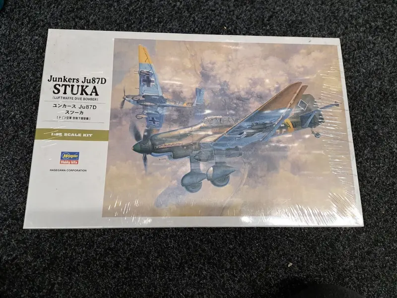 1/32 Hasegawa Junkers Ju87d Stuka Luftwaffe Dive Bomber St26:5600 Nos #08076Msib 1