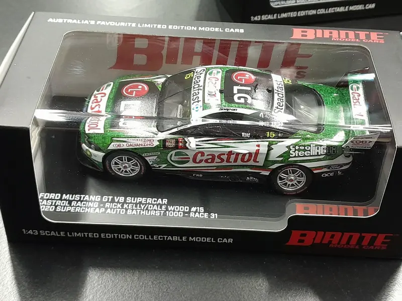 1/43 #15 2020 Kelly/Wood Castrol Racing Ford Mustang 1