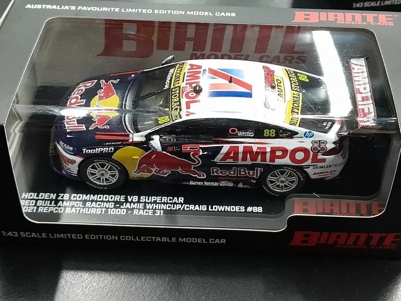 1/43 2021 #88 Redbull Ampol Racing Whincup/Lowndes Commodore 1