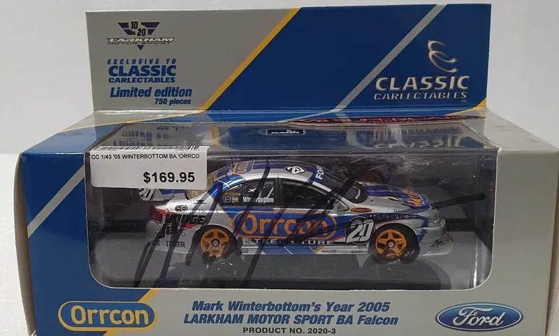 1/43 Classic Carlectables Mark Winterbottom Falcon (Signed) 1