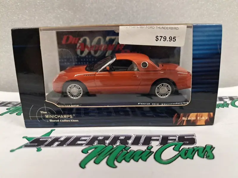1/43 Ford 03 Thunderbird As Driven By Jinx Minichamps Bond Collection 1