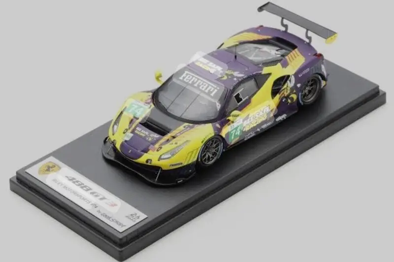 1/43 Looksmart Ferrari 488 Gte Riley Motorsports Car #74 1
