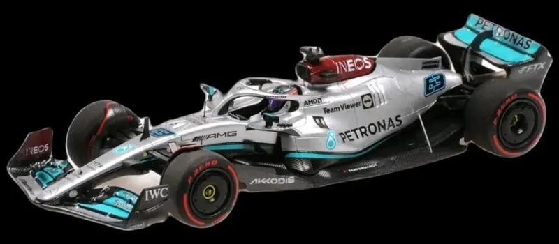 1/43 Minichamps Mercedes Gp F1 W13e #63 Bahrain Gp 2022 George Russel 417220163 1