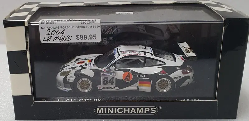 1/43 Minichamps Porsche 911 Gt3 Rs Lemans 2004 1