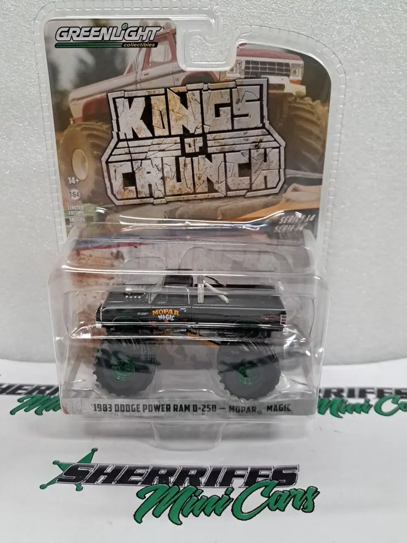 1/64 Greenlight Chase  1983 Dodge Power Ram D 250 Mopar Magic 1