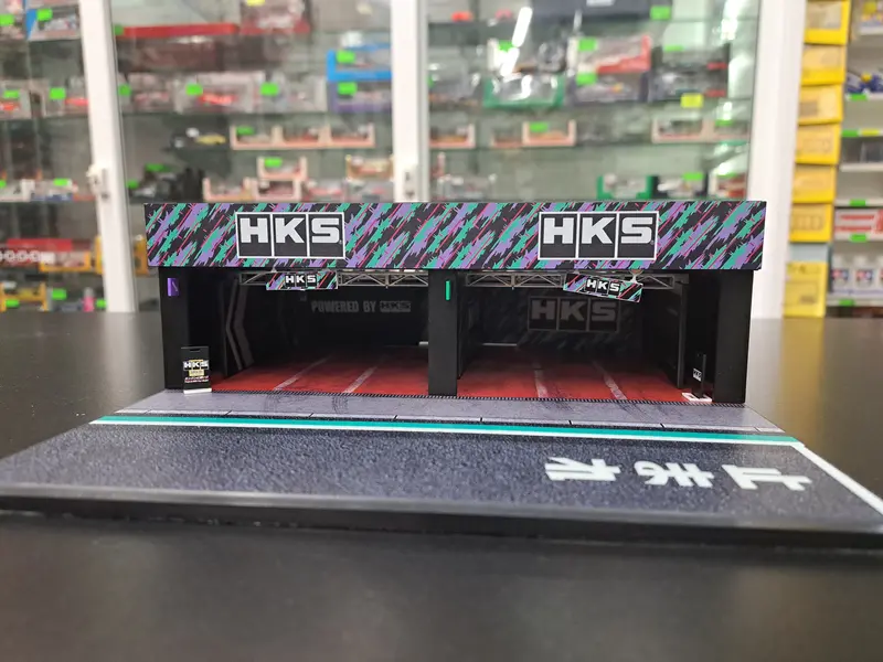 1/64 Pit Garage Diorama Hks 1