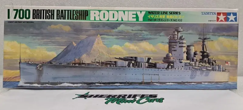 1/700 British Battleship Rodney Water Line Series Tamiya 1