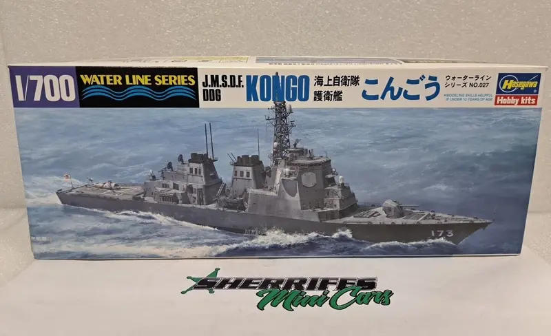 1/700 Jmsdf Ddg Kongo Water Line Series Hasegawa 1