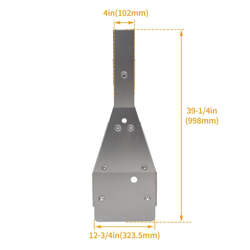 1/8 Alu Plate Raptor 700R (06-16) 1