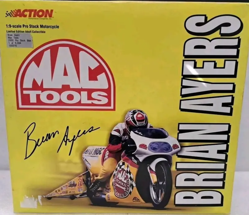 1/9 Brian Ayers Mac Tools 2000 Pro Stock Bike 1