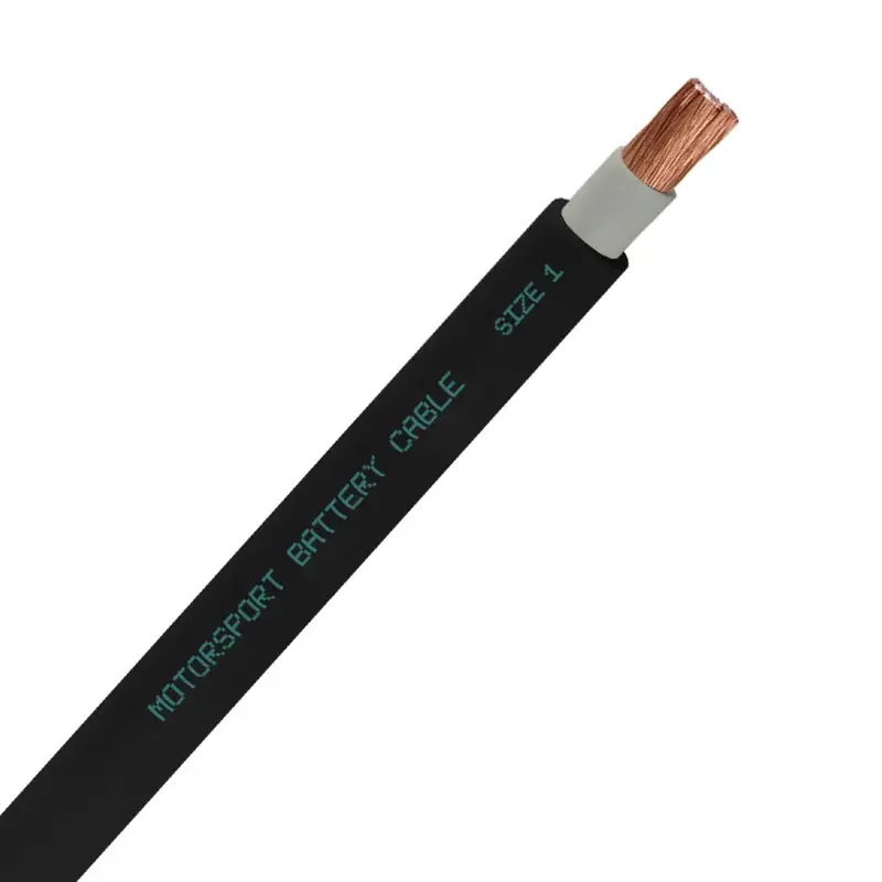 1 Awg Motorsport Battery Cable - Black 1