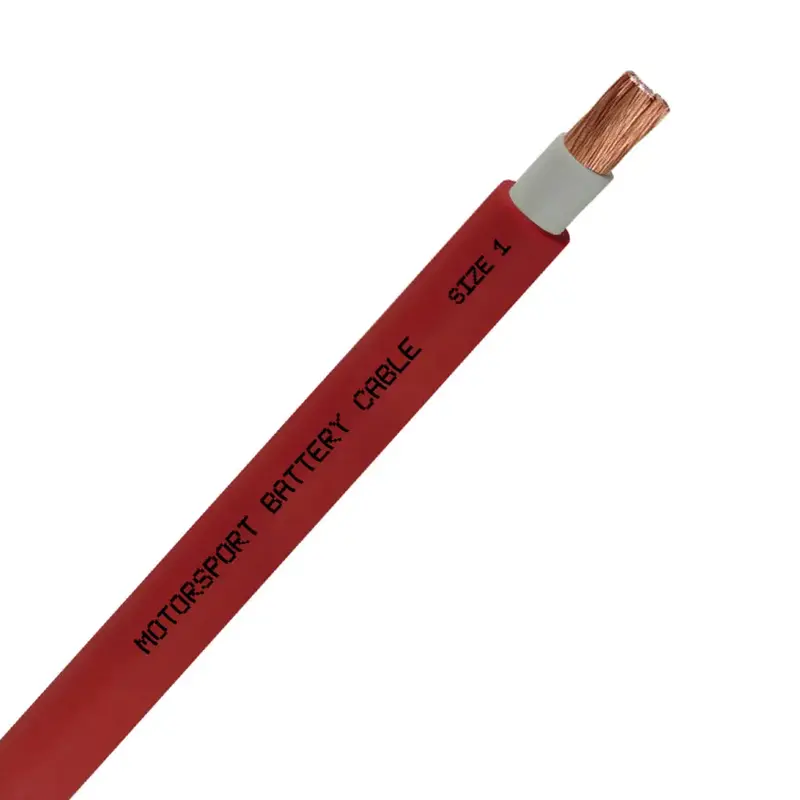 1 Awg Motorsport Battery Cable - Red 1
