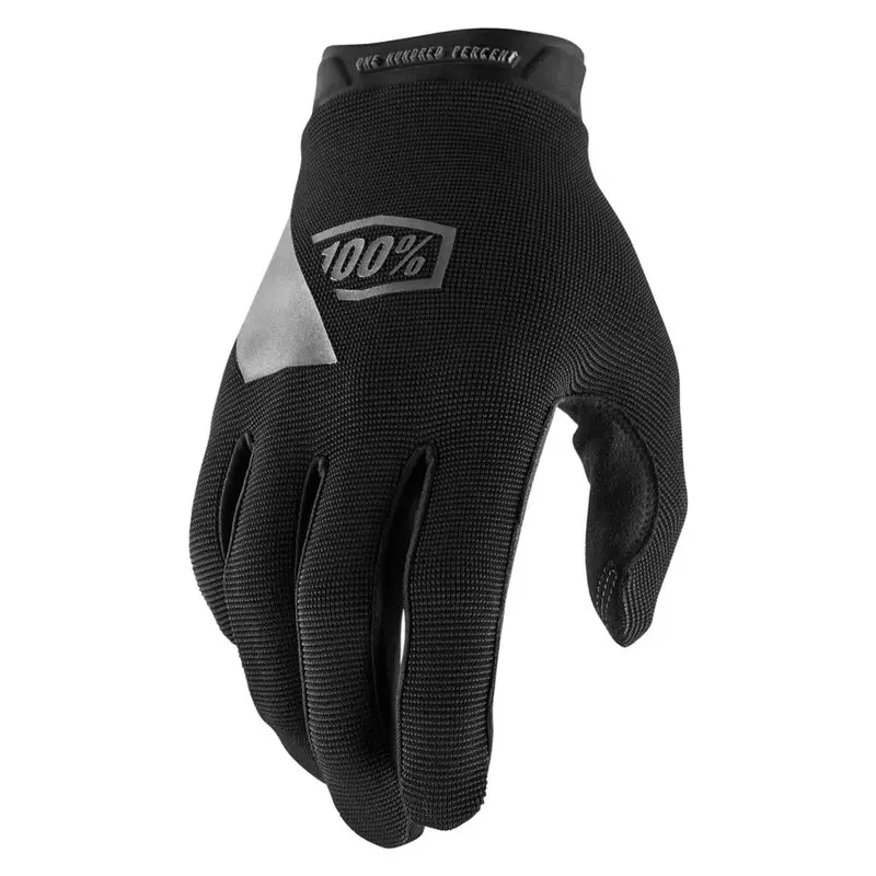 100% Ridecamp Youth Gloves - Black 1
