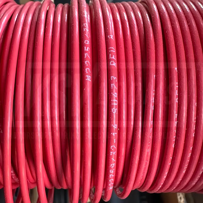 14 Awg Red Tefzel Wire M22759/32-14-2 (Cut Length) 1