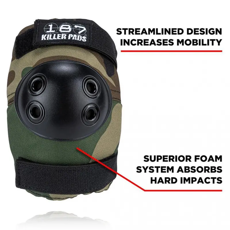 187 Killer Pads Combo Pack Knee And Elbow - Camo 3