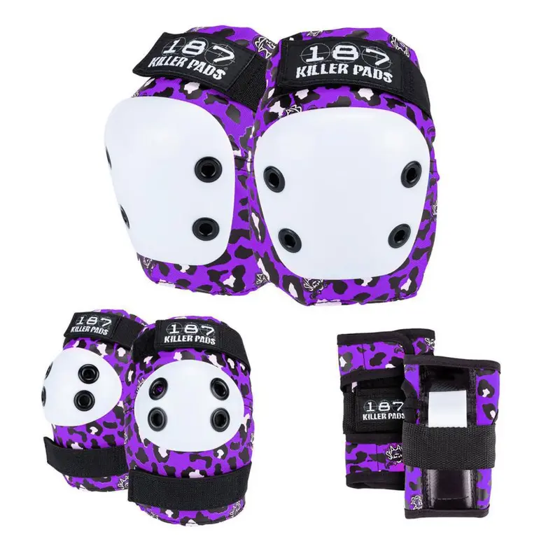 187 Killer Pads Osfa Jr. Six Pack Set - Staab Purple 1