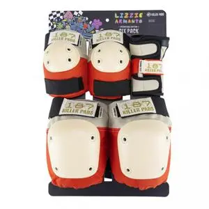 187 Killer Pads Six Pack Set - Lizzie Orange 1