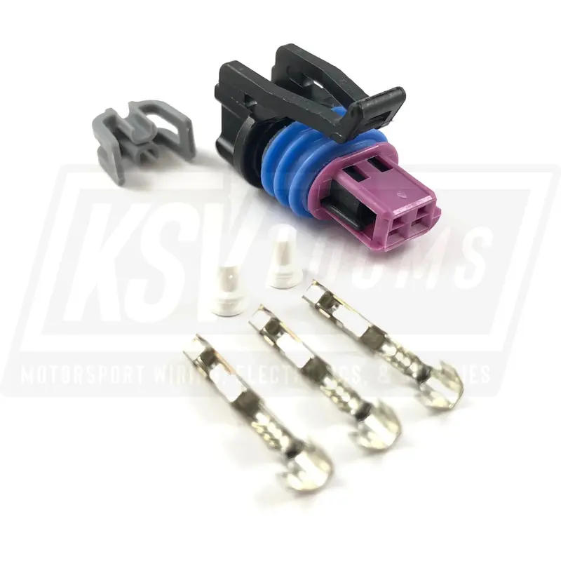 2-Way Connector Kit Fits 3/8" Npt Rife Liquid Temp Sensor Gm Connector (52-1245) 24-20 Awg 1