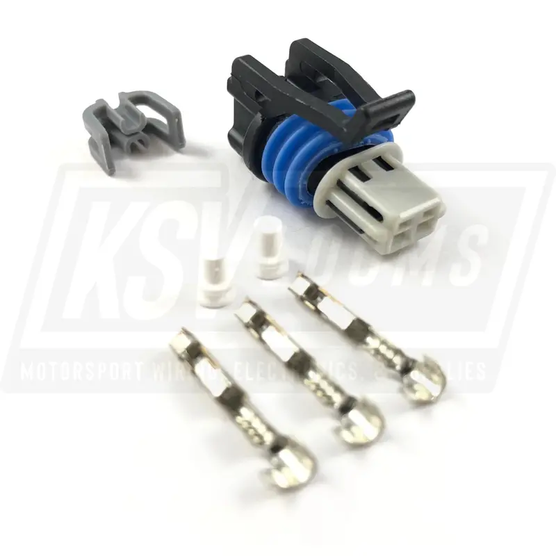 2-Way Connector Kit Fits Aptiv (Delphi) Sensor 25036751 Air Temp (22-20 Awg) 1