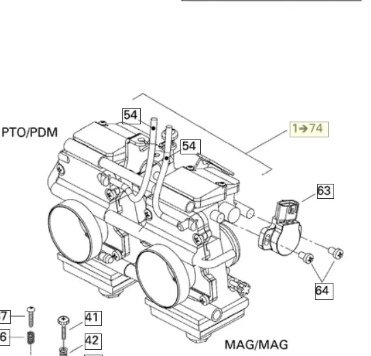 2006 Ski-Doo Summit 800 Carburetor Kit 1