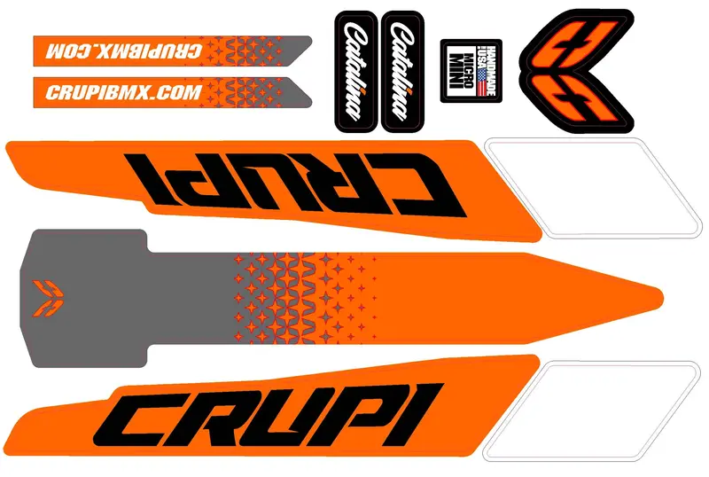 2020 - 2023 Crupi Catalina Frame Decals 8