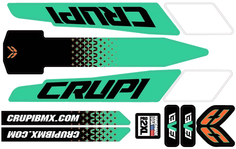 2020 - 2023 Crupi Level Frame Decals 1