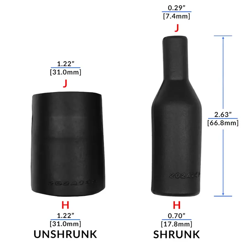 202A142-25-0 Raychem/Te Connectivity Shrink Boot 1