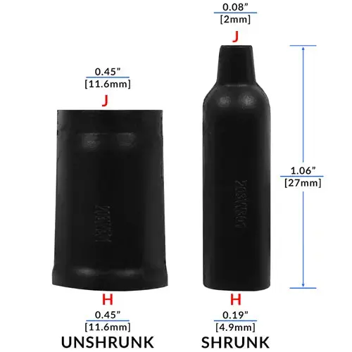 203W301-25-0 Raychem/Te Connectivity Shrink Boot 1