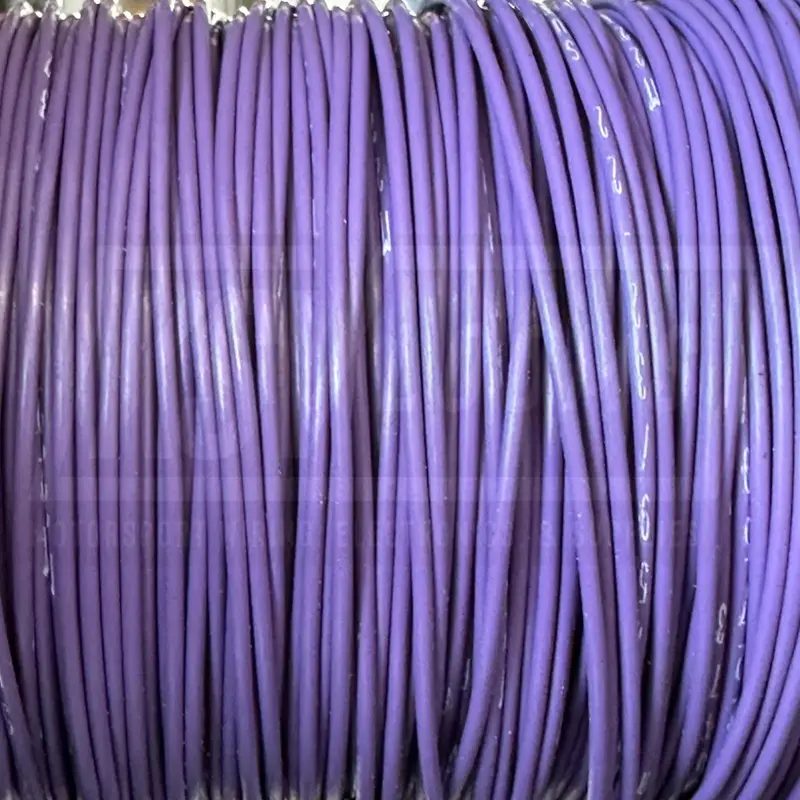 22 Awg Purple Tefzel Wire M22759/32-22-7 (Cut Length) 1