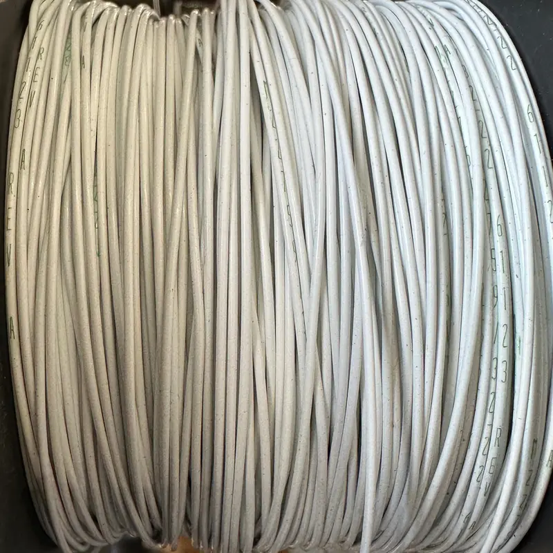 22 Awg White Tefzel Wire M22759/32-22-9 (Spool) 1