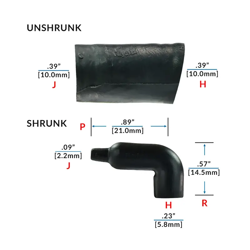 223W301-25-0 Raychem/Te Connectivity Shrink Boot 1