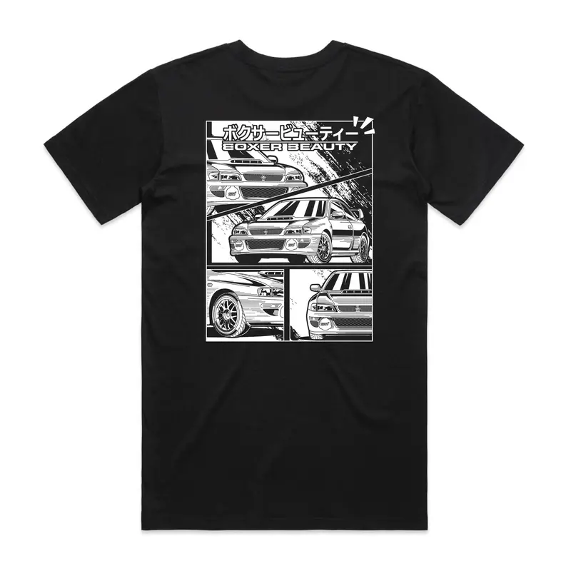22B Black & White - Short Sleeve T-Shirt 1
